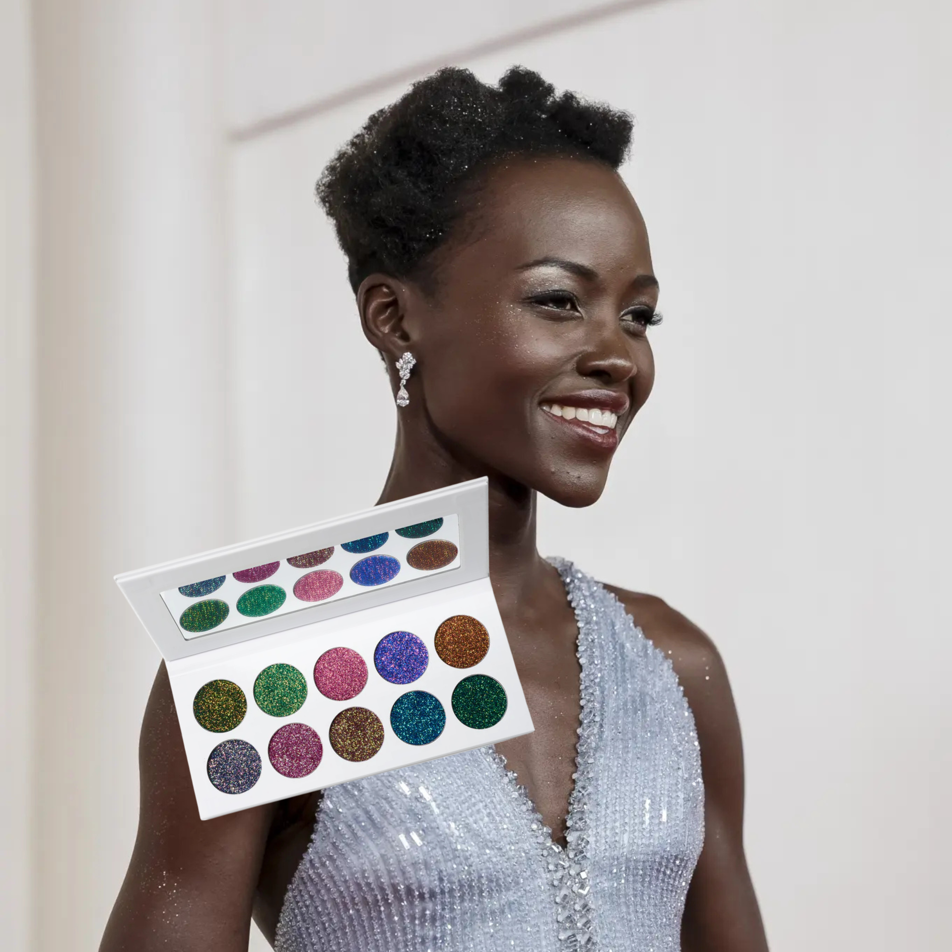 HERE'S HOW LUPITA NYONG'O GOT HER Y2K BODY SHIMMER AT THE 2024 OSCARS