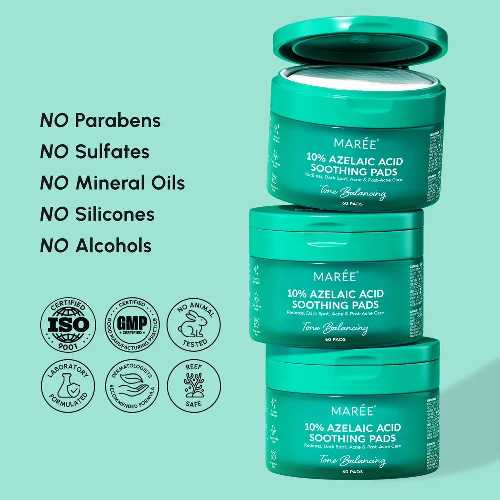 Azelaic Acid Soothing Pads - Ashunta Sheriff Beauty