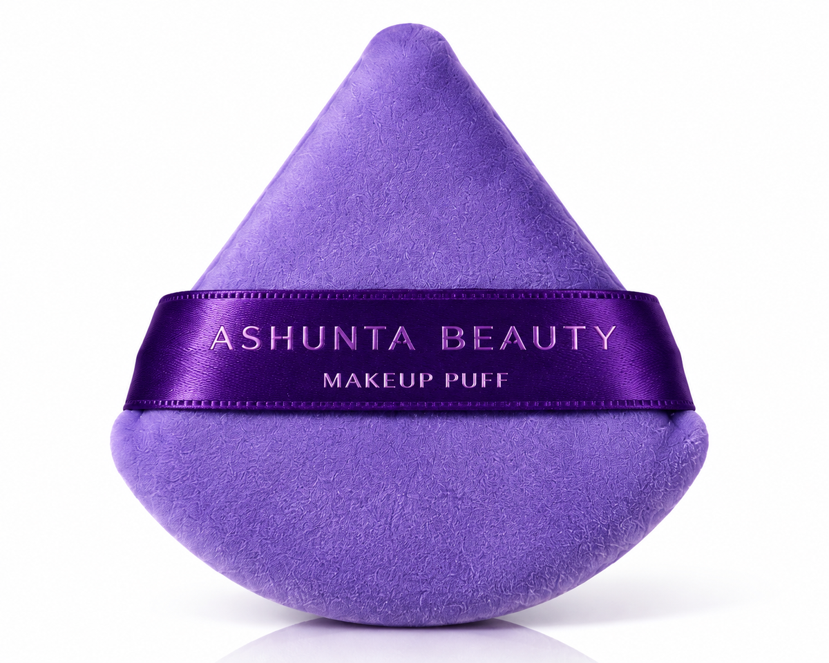 Ashunta Sheriff Beauty Velvet Hypoallergenic Ultra Soft Purple Puffs (3-Pack) - Ashunta Sheriff Beauty