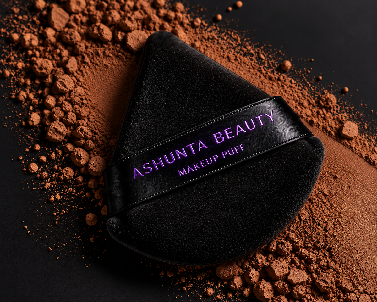 Ashunta Sheriff Beauty Velvet Hypoallergenic Ultra Soft Black Puffs (3-Pack)