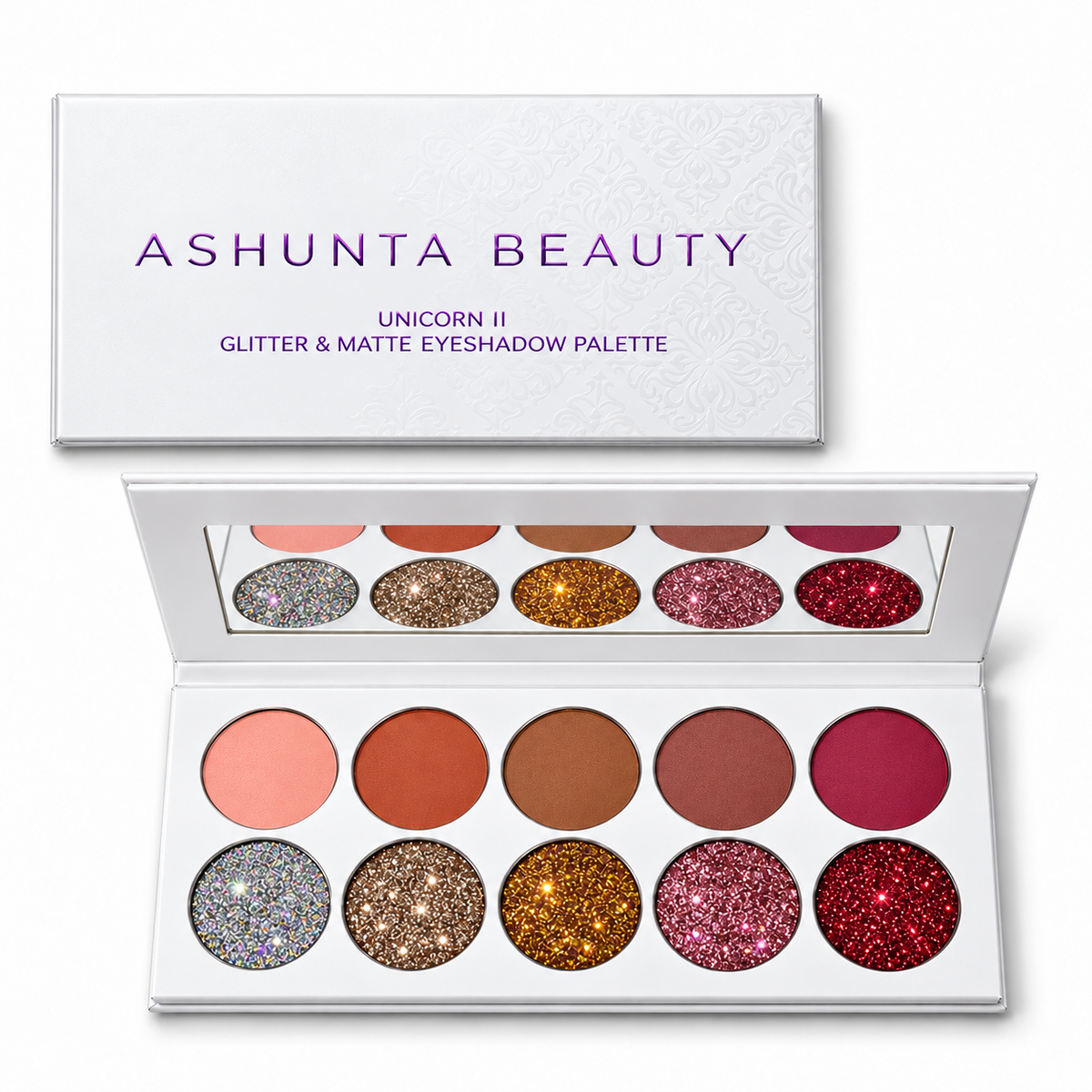 Ashunta Sheriff Beauty Unicorn II Glitter & Matte Shadow Palette