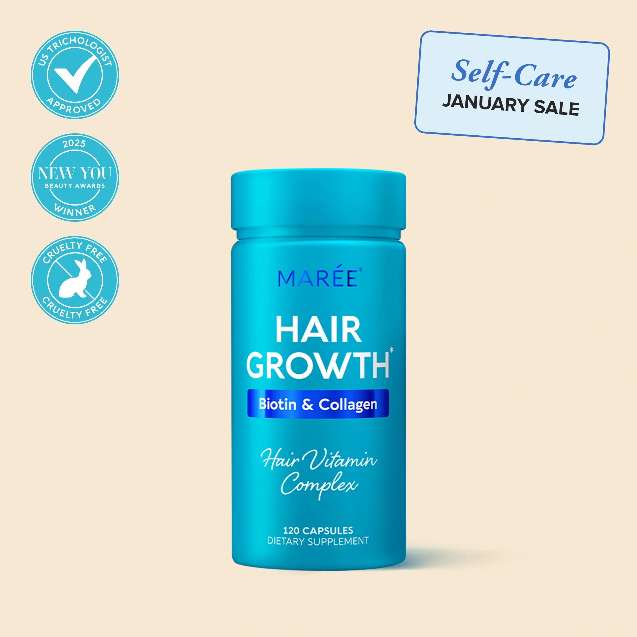 Biotin & Collagen Hair Growth Complex - Ashunta Sheriff Beauty