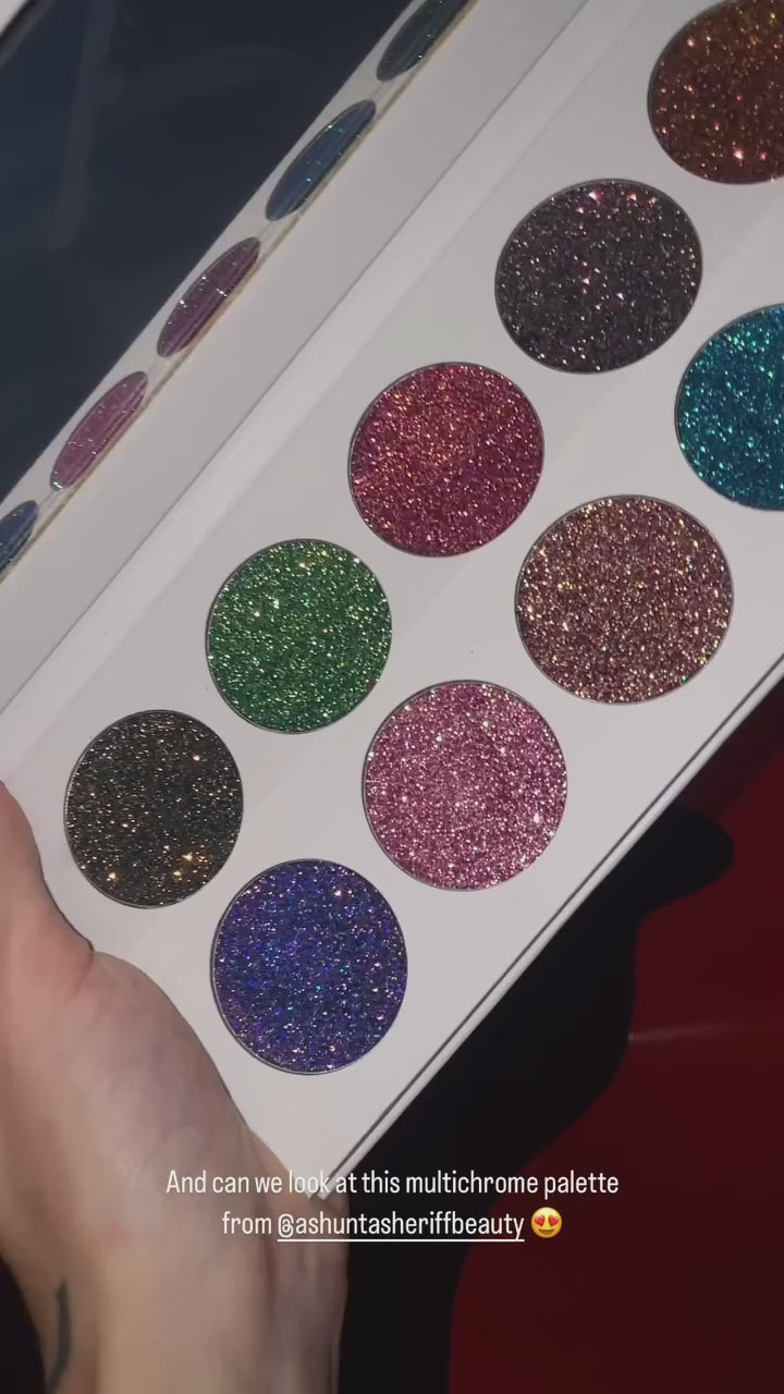 Unicorn Multichrome Glitter Shadow Palette